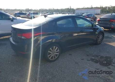 2014 Hyundai Elantra Se z USA, uszkodzony, nr VIN 5NPDH4AEXEH536136